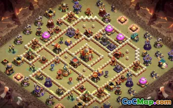 Top Copy TH16 Base Layouts with Links #51137