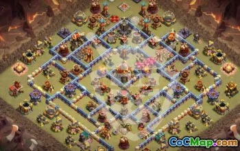 Copy Town Hall 16 Base Layouts & Maps #51875