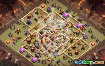Top Clash of Clans TH16 Base Layouts with Copy Links #51896