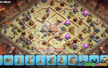 Top TH16 Base Layouts with Copy Links #52251