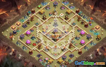 Top Town Hall 16 Base Layouts with Copy Link #55267