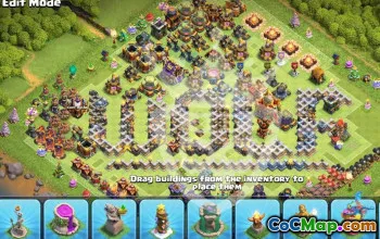 Top TH16 Clash of Clans Base Layouts & Maps #55298