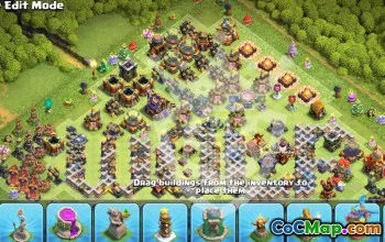 Top TH16 Clash of Clans Base Layouts & Links #55301