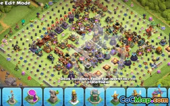 Top TH16 Clash of Clans Base Layouts with Link #55330
