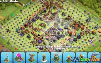 Best CoC TH16 Base Layouts with Link #55331