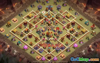 TH16 War Base: Clash of Clans CC Troops & Strategies #18643