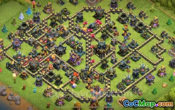 TH17 Defense Trophy Base with Link | Clash of Clans 2025 #52434