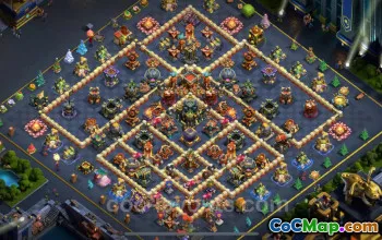 TH17 Farming Base - Anti 3 Stars | Clash of Clans 2025 #22480