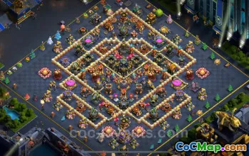 TH17 Farming Base Copy - Anti 3 Stars | Clash of Clans 2025 #22467