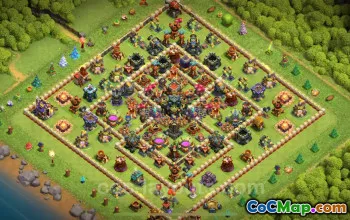 TH17 Farming Base Copy - Anti 3 Stars Hybrid Design 2025 #22591