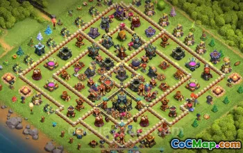 TH17 Farming Base Design - Anti 3 Stars | Clash of Clans 2025 #22582