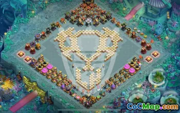 town hall 17, funny/progress base layout #45434