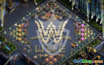 town hall 17, funny/progress base layout #48290