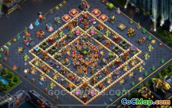 TH17 Hybrid Farming Base Link for Clash of Clans 2025 #22639