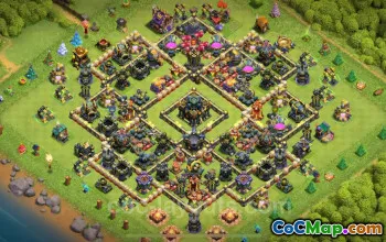 TH17 Hybrid Farming Base Link for Clash of Clans 2025 #26806