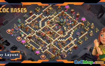 TH17 Top War Base Layout - Clash of Clans Anti-Air Guide #21208
