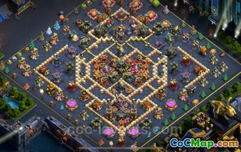 TH17 Trophy Base Copy for Clash of Clans 2025 #22487