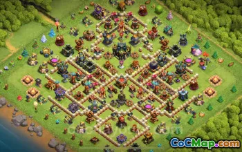 TH17 Trophy Base for Clash of Clans 2025 - Copy Link! #22609