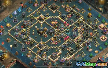 TH17 Trophy Defense Base with Link | Anti Everything Hybrid 2025 #50571