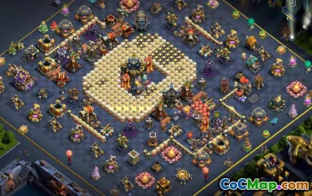 Best Town Hall 17 Base Layout for Clash of Clans #51099