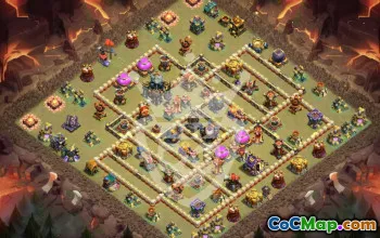 Top TH17 Clash of Clans Base Layouts & Maps #45524