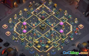 town hall 17, trophy/war/farming base layout #50046