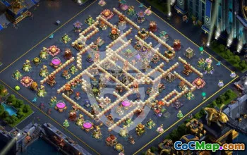 town hall 17, trophy/war/hybrid base layout #44963