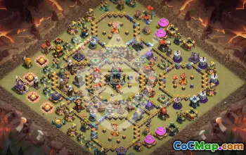 Top Clash of Clans TH17 Base Layouts & Maps #45835
