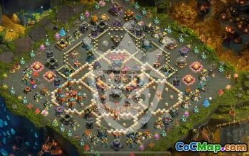 town hall 17, trophy/war/hybrid base layout #46793