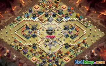 Top TH17 Clash of Clans Base Layouts #47782