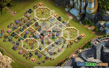 town hall 17, trophy/war/hybrid base layout #47792