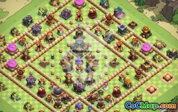 Copy TH17 Base Layout for Clash of Clans #44944