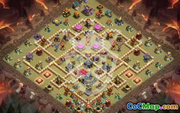 Top Clash of Clans Town Hall 17 Base Layout #44950