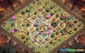 Copy TH17 Base Layouts for Clash of Clans #44960