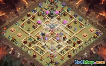 Top Copy Base Layout for TH17 in Clash of Clans #44962
