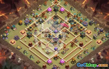 Top Town Hall 17 Base Layouts with Copy Link #44994