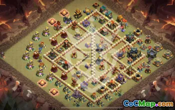 Top Copy Base Layout for Town Hall 17 #44995