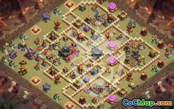 Copy Town Hall 17 Base Layouts for Clash of Clans #45002