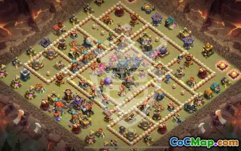 Best Copy Base Layout for Clash of Clans Town Hall 17 #45005