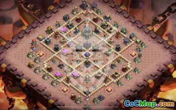 Top Town Hall 17 Base Layouts with Copy Link #45010