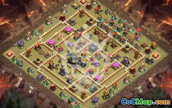 CoC Town Hall 17 Base Layouts & Maps #45015
