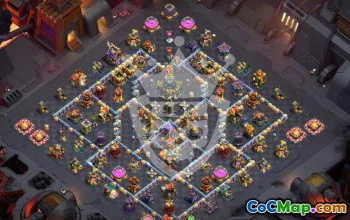 Best Copy Base Layout for TH17 Clash of Clans #45056