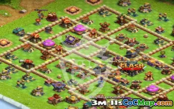 Top Town Hall 17 Base Layouts with Copy Link #45061