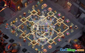 Optimal Town Hall 17 Base Layouts with Links #45082