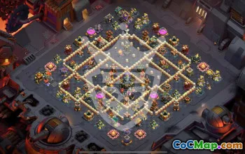Best Copy Base Layout for TH17 in Clash of Clans #45099