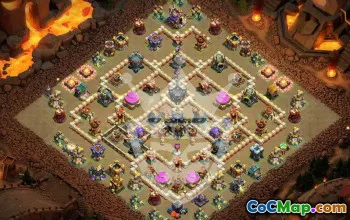 Copy Top TH17 Clash of Clans Base Layouts #45100