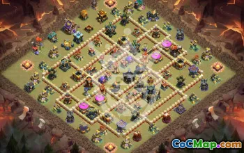 Copy TH17 Base Layouts for Clash of Clans #45120