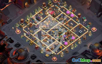 CoC TH17 Base Layouts & Map Links #45162