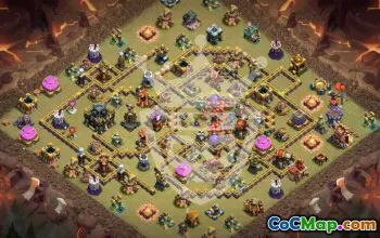 Copy Clash of Clans TH17 Base Layouts #45172