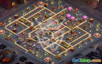 town hall 17, trophy/war base layout #45177